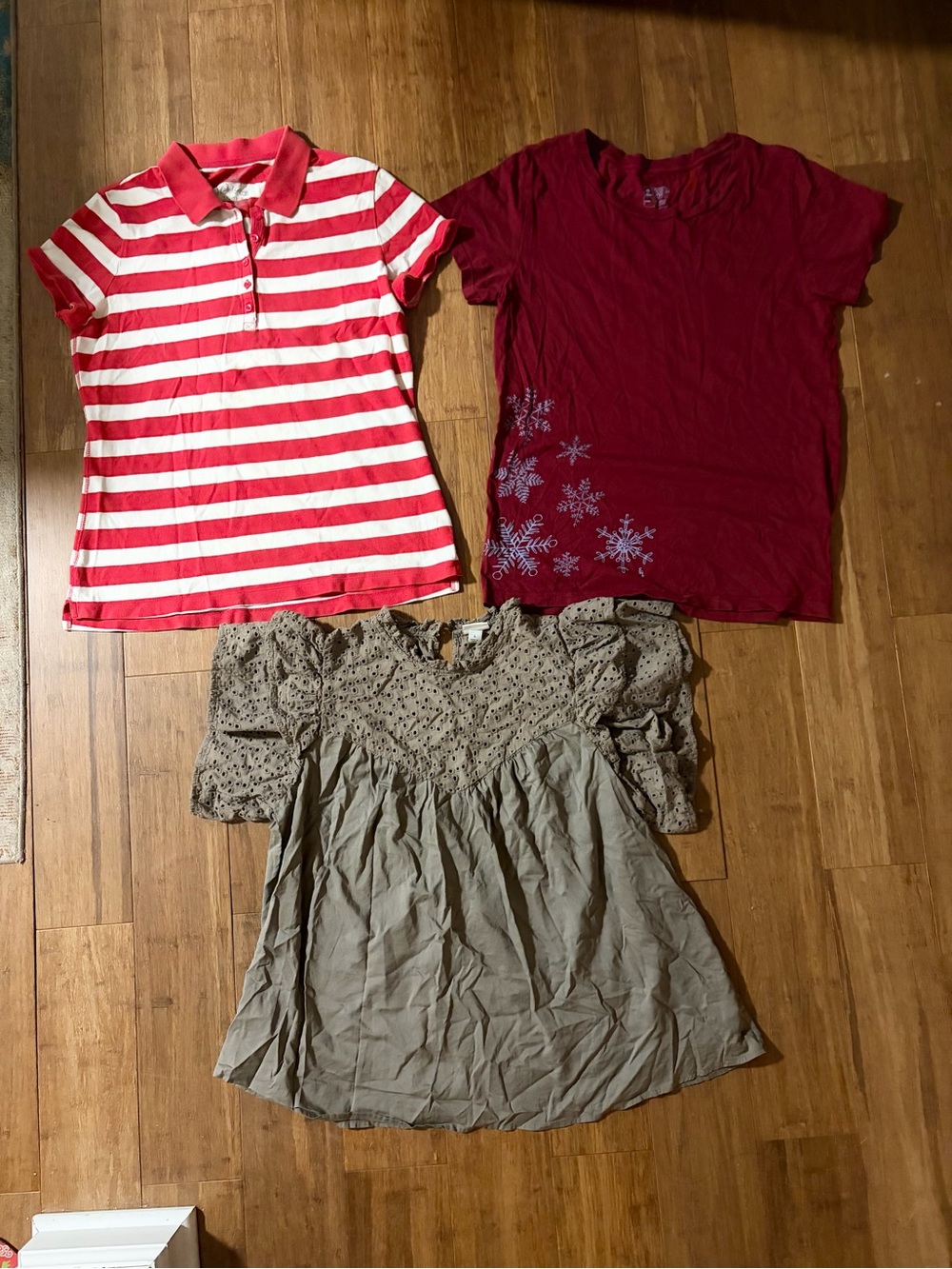 Lot of 3 nos. 100% cotton Polo Shirt, Tees and Blouse